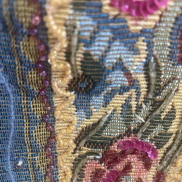 Christina Vintage purse Adorable! With chain! Made in India - Picture 7 of 13